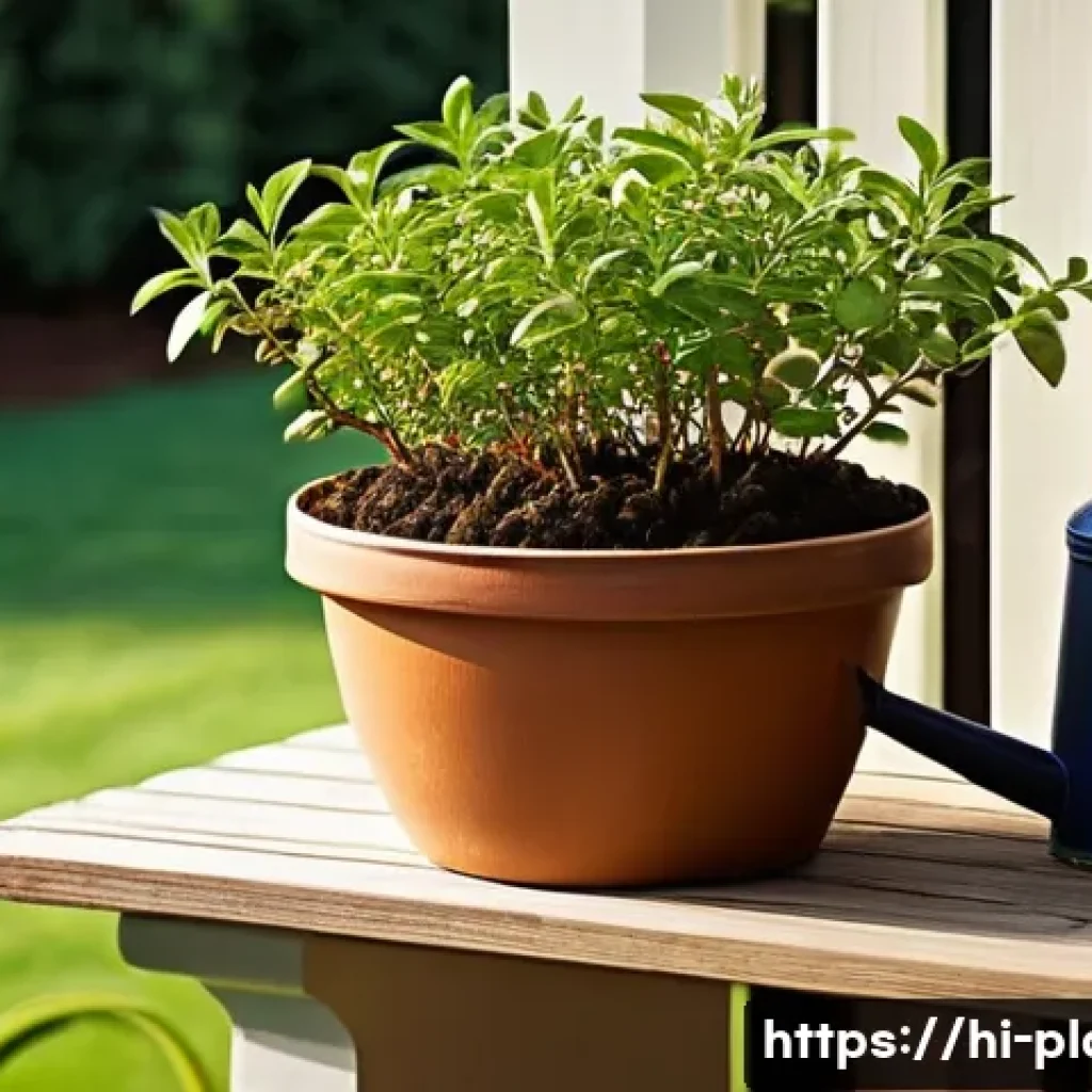 블루베리 나무 실내 재배법 - **Prompt:** A vibrant, healthy dwarf blueberry plant, such as 'Northland' or 'Northblue', thriving i...